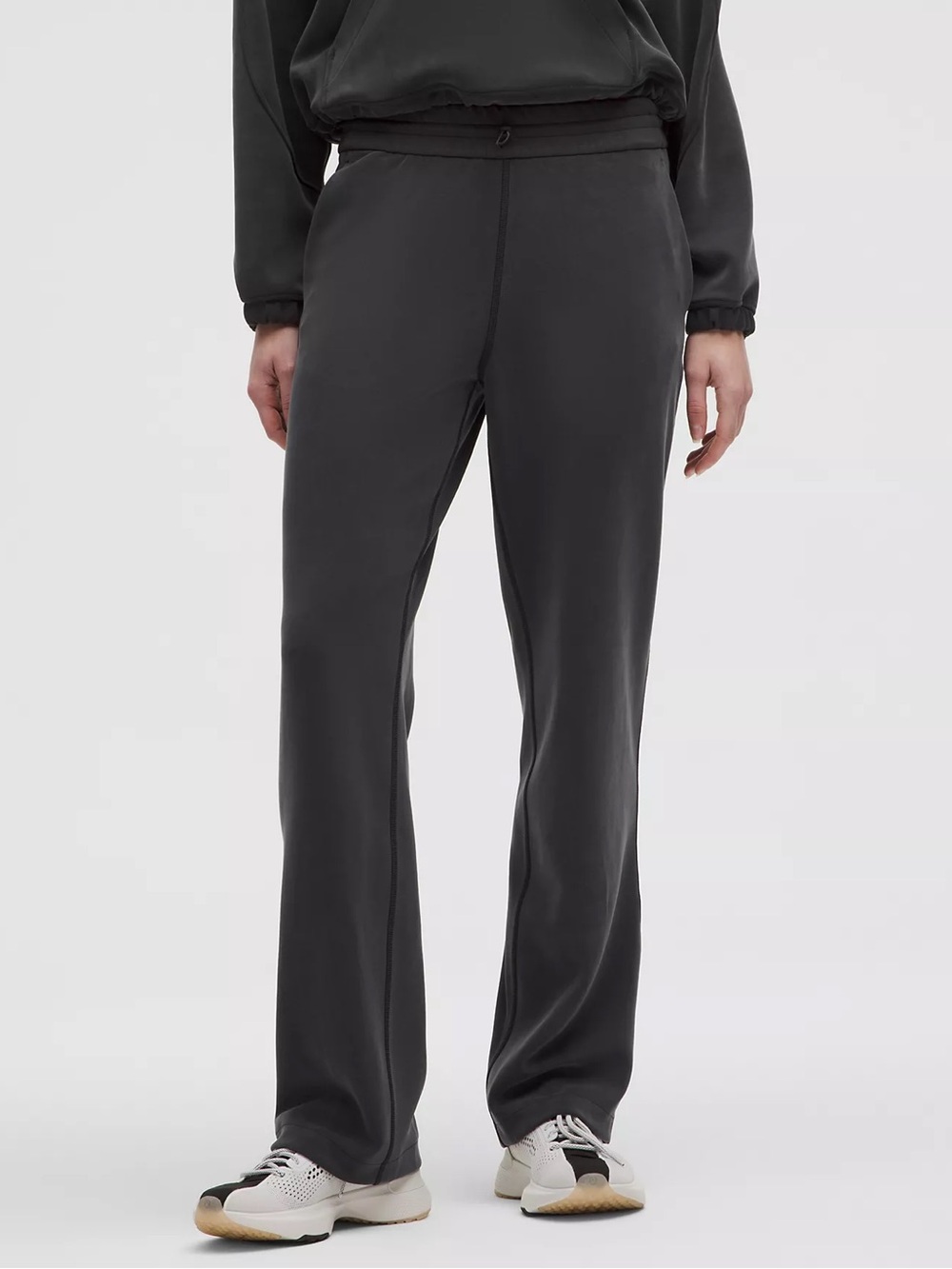 lululemon Black Wide-Leg Drawstring Pants Size 16 | EUC